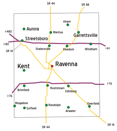 Portage County, Ohio — Bill's Home Tech service area covering Atwater, Ravenna, Kent, Streetsboro, Aurora, Hiram, Garrettsville, Mantua, Shalersville, Windham, Edinburg, Suffield, Randolph, Deerfield, Brimfield, Rootstown, Mogadore, Freedom, and surrounding townships